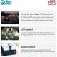  Qubo HCA04 Smart Dashcam Pro 4K DualCam with Wi-Fi GPS Front 4K Rear 1080P 1TB SDCard Vehicle Camera System