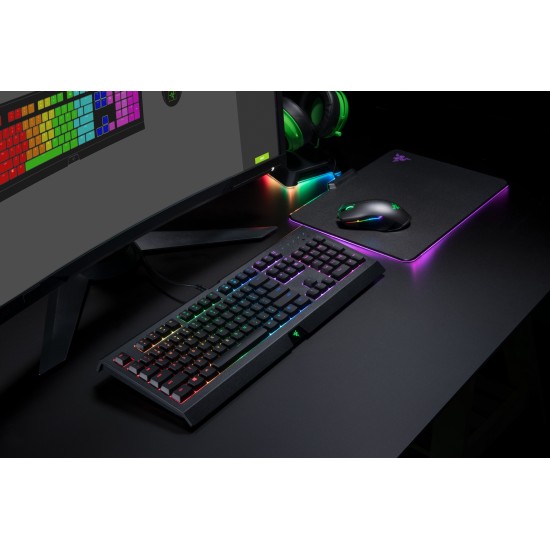 Razer Cynosa Chroma Multi-color Membrane Wired USB Gaming Keyboard   (Black)
