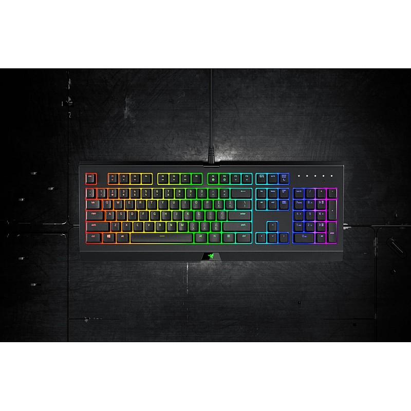 Razer Cynosa Chroma Multi-color Membrane Wired USB Gaming Keyboard   (Black)