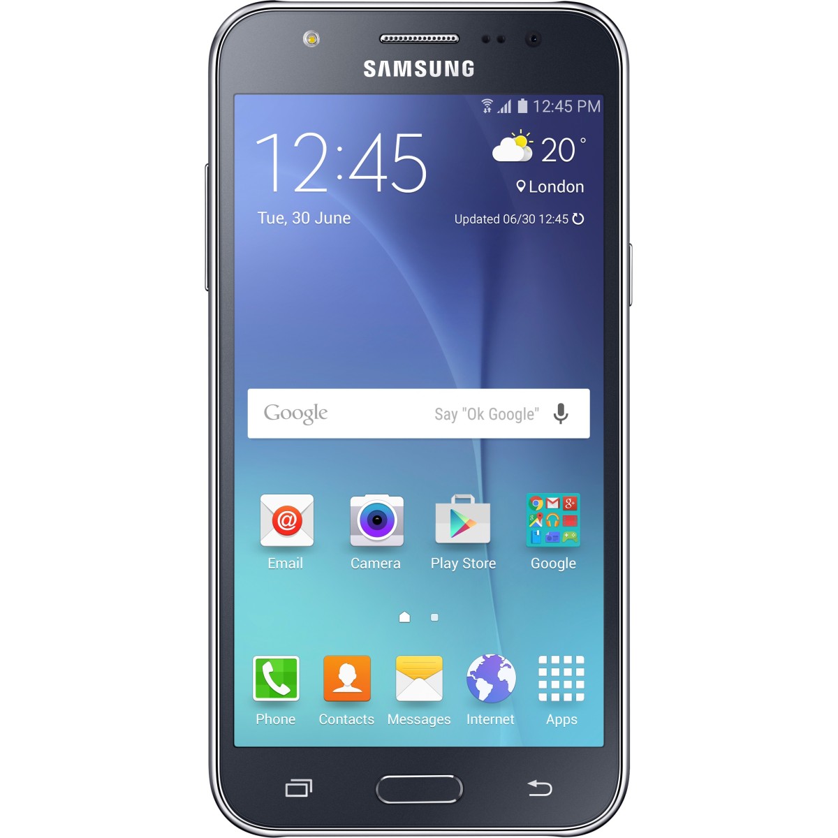 Samsung Galaxy J5 Black, 8 GB, 1.5 GB RAM refurbished