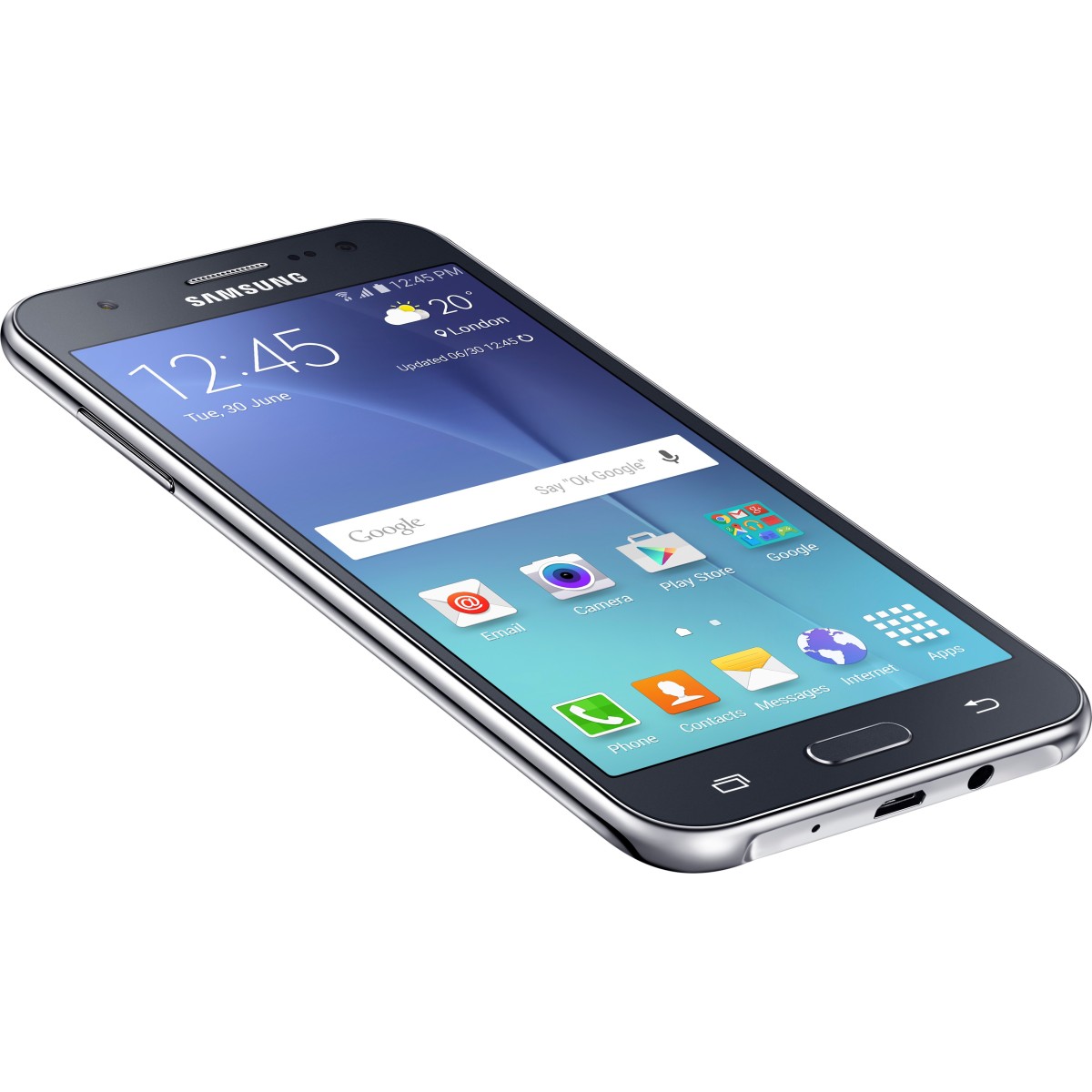 Samsung Galaxy J5 Black, 8 GB, 1.5 GB RAM refurbished
