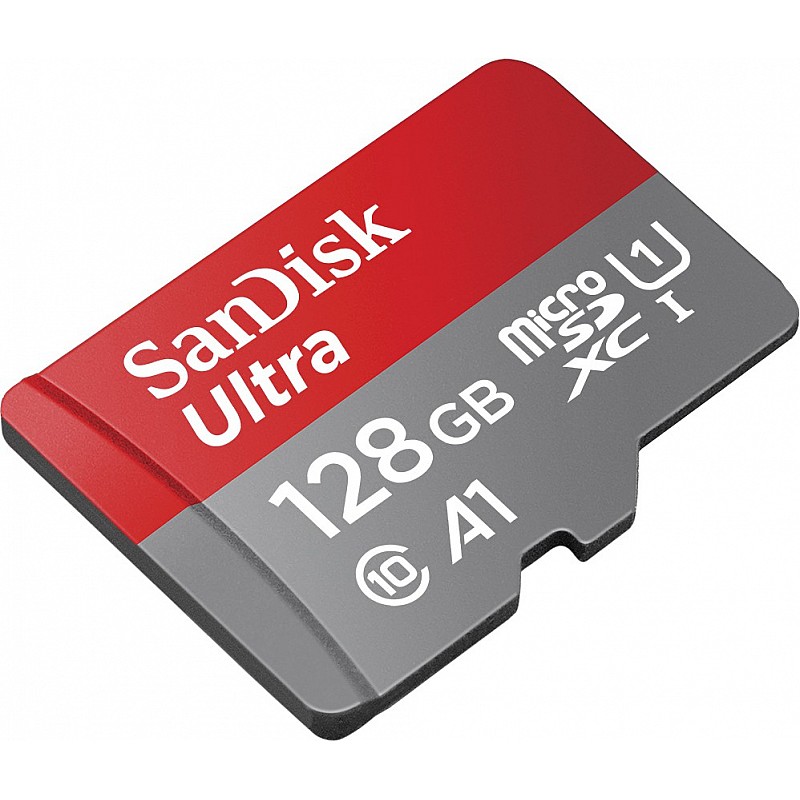 SanDisk Ultra 128 GB MicroSDXC Class 10 100 MB/s  Memory Card (With Adapter)