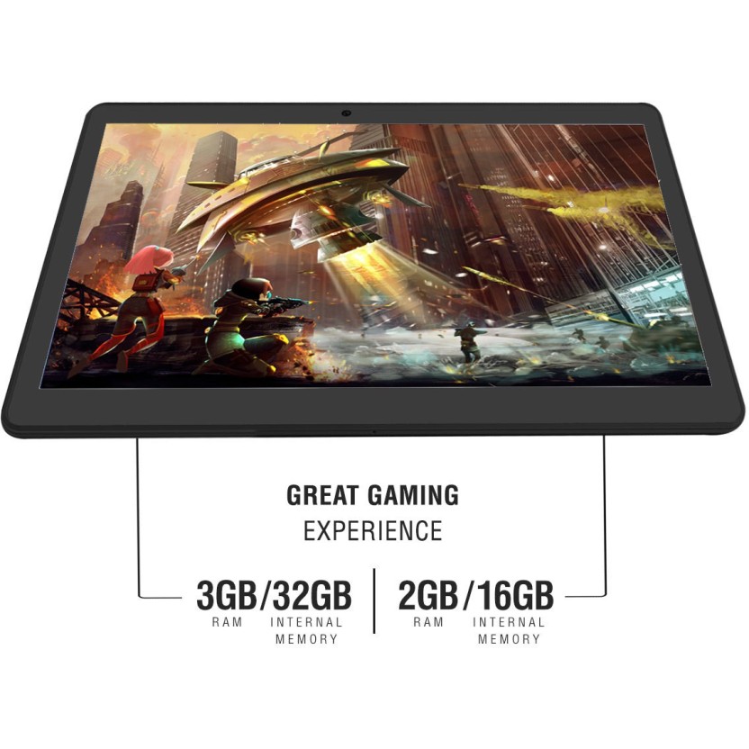 Swipe Slate 2 3 GB RAM 32 GB ROM 10.1 inch with Wi-Fi+4G Tablet (Grey)