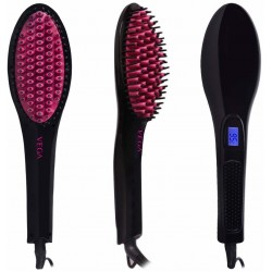  VEGA X-Glam X-Glam Hair Straightening Brush (VHSB-01), Black Hair Straightener Brush (Black)