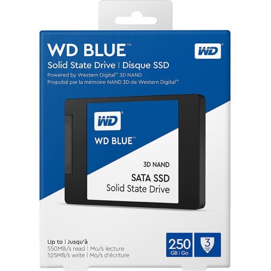  WD Blue 3D 250 GB Laptop, Desktop, Servers, Surveillance Systems Internal Solid State Drive (SSD) (WDS250G2B0A)