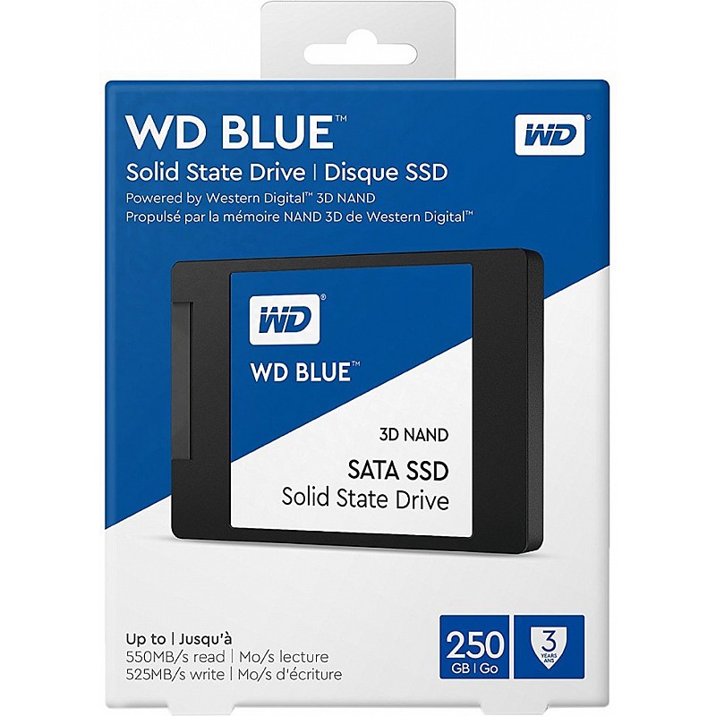  WD Blue 3D 250 GB Laptop, Desktop, Servers, Surveillance Systems Internal Solid State Drive (SSD) (WDS250G2B0A)