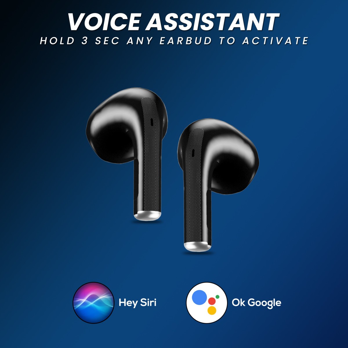 WeCool Moonwalk M3 True Wireless Bluetooth Earbuds with 30 Hrs Playtime and 13mm driver Bluetooth Headset   (Black, True Wireless)