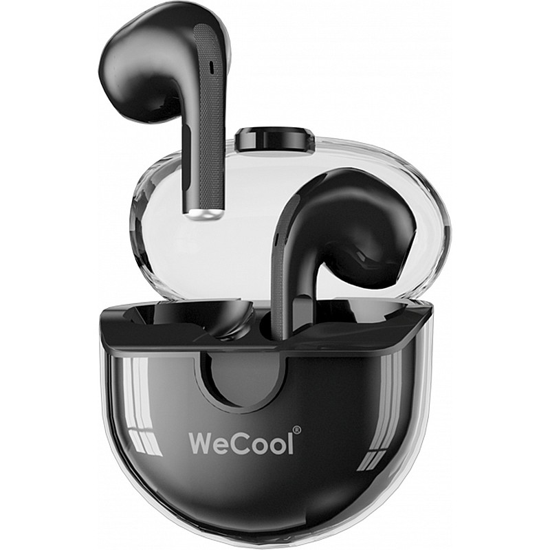  WeCool Moonwalk M3 True Wireless Bluetooth Earbuds with 30 Hrs Playtime and 13mm driver Bluetooth Headset   (Black, True Wireless)