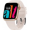 alt Lit, 1.85HD Display, Bt Calling, 7 day Battery, AI Voice Asst, Smartwatch (Salmon Pink Strap, Regular)