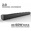 boAt AAVANTE BAR 1150 60 W Bluetooth Soundbar (Premium Black, 2.0 Channel)