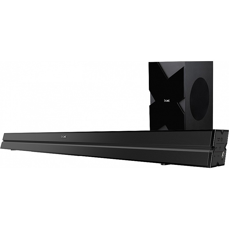 boAt Aavante Bar 1550 120 W Bluetooth Soundbar (Premium Black, 2.1 Channel)