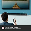 BoAt Aavante Bar 1600D/1650D with Dolby Digital & 3D Surround Sound 120 W Bluetooth Soundbar (Premium Black, 2.1 Channel)