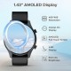boAt Lunar Call Plus Smartwatch with 1.43" AMOLED Display,BT Calling & Health Tracker Smartwatch (Black Strap, Free Size)