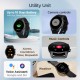 boAt Lunar Call Plus Smartwatch with 1.43" AMOLED Display,BT Calling & Health Tracker Smartwatch (Black Strap, Free Size)