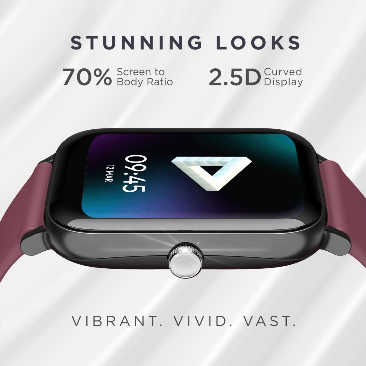 boAt Storm Pro Call with Bluetooth Calling, 1.78'' AMOLED Display Smartwatch Red