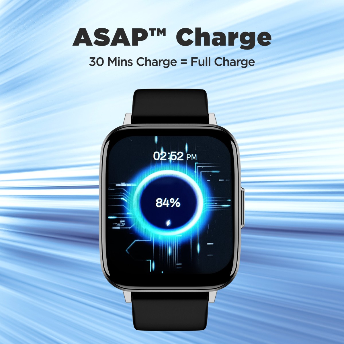 boAt Wave Elite with 1.69 HD Display 700 Black Strap Free Size