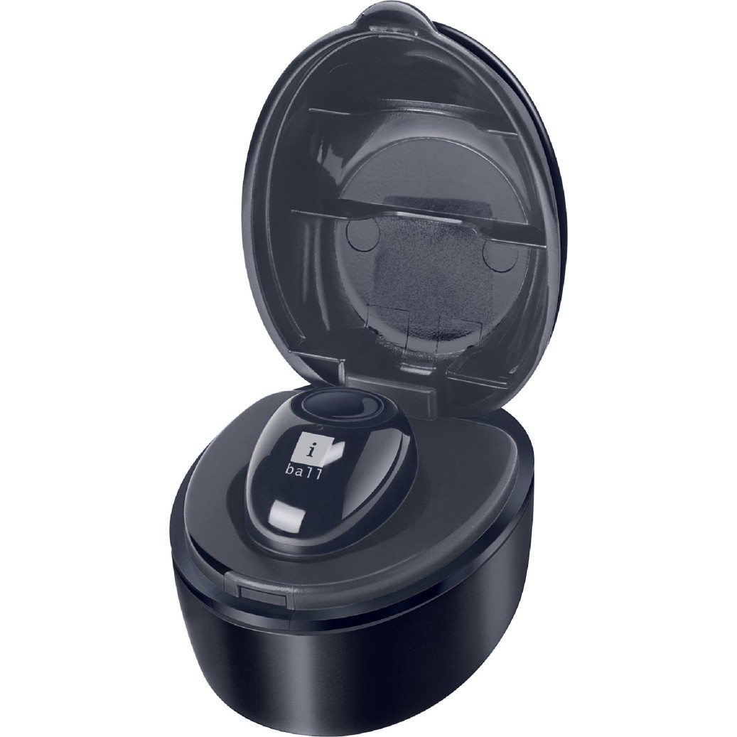 iball Nano Earwear Ring-dock B9 Bluetooth Headset (Black, In the Ear)