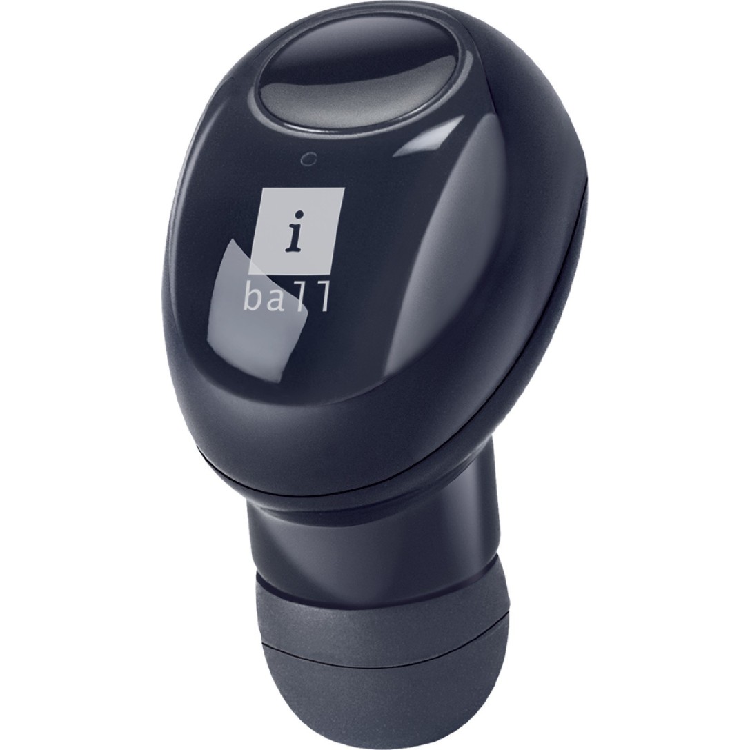 iball Nano Earwear Ring-dock B9 Bluetooth Headset (Black, In the Ear)