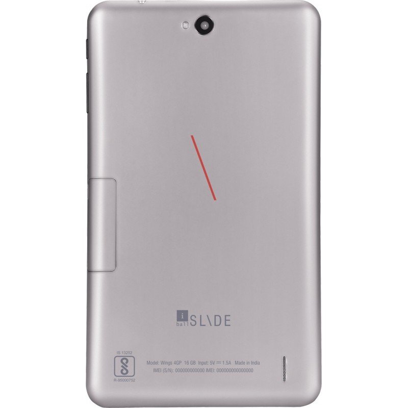 iball Slide Wings 4GP 2 GB RAM 16 GB ROM 8 inch with Wi-Fi+4G Tablet (Silver Chrome) 