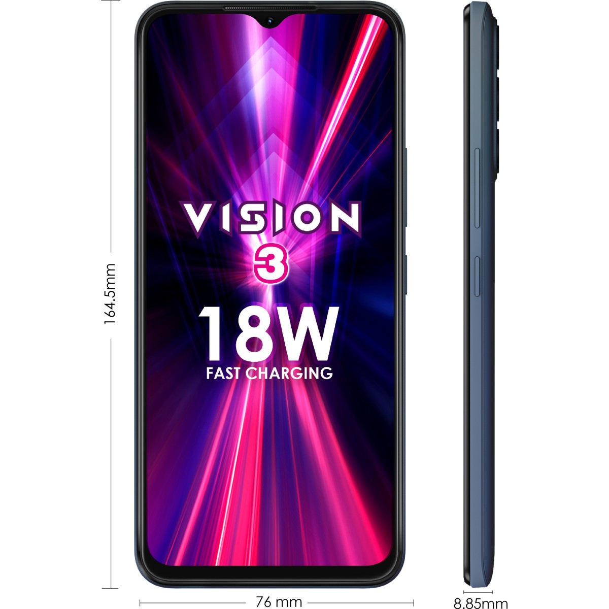itel Vision3 (Deep Ocean Black, 32 GB 2 GB RAM) refurbished