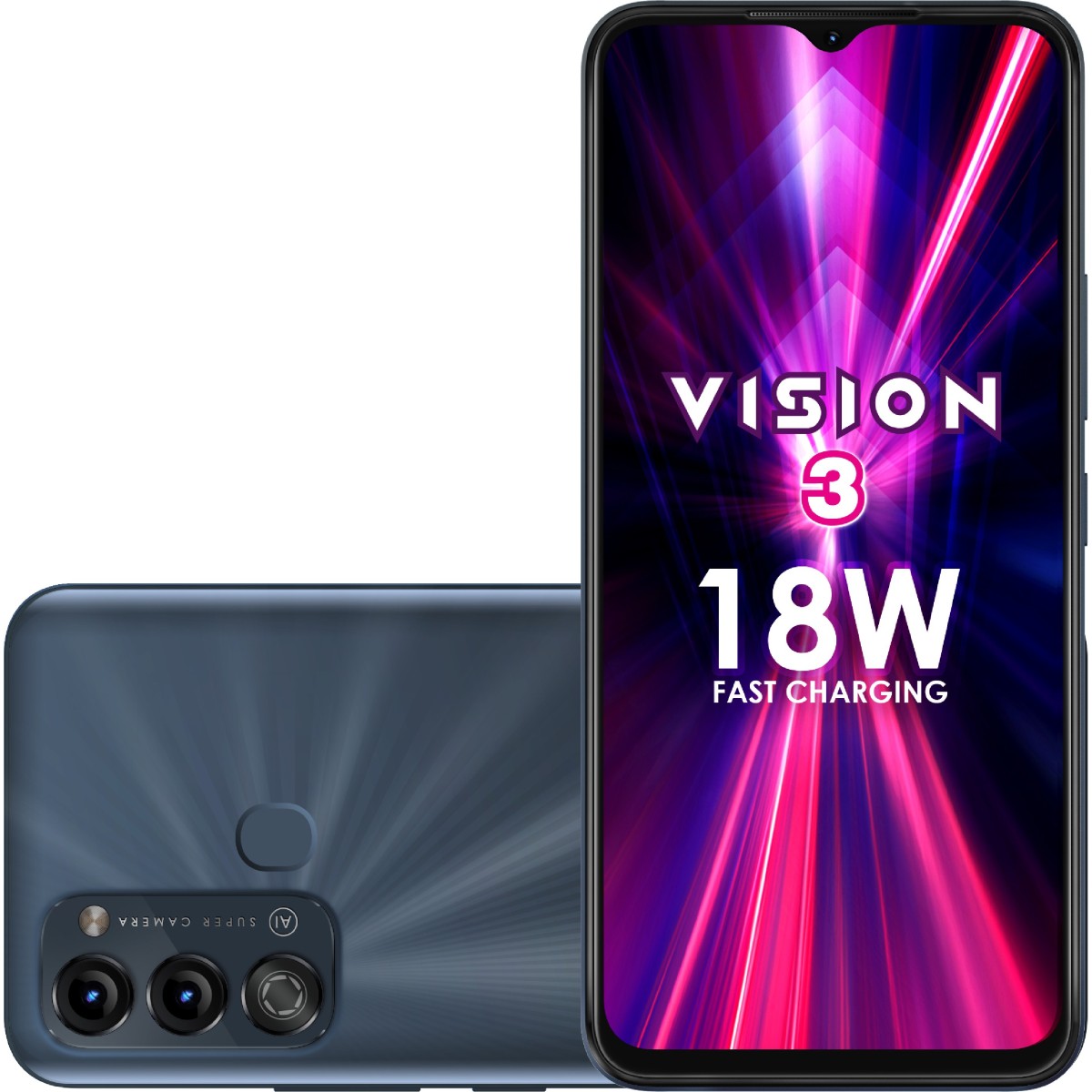 itel Vision3 (Deep Ocean Black, 32 GB 2 GB RAM) refurbished