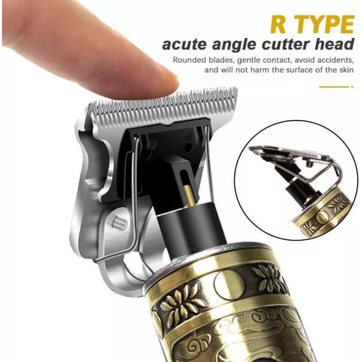 AIRTREE Hair Trimmer For Men Dragon Style Trimmer 430 min Runtime 4 Length Settings (Gold) AIRTREE Hair Trimmer For Men Dragon Style Trimmer 430 min Runtime 4 Length Settings (Gold)