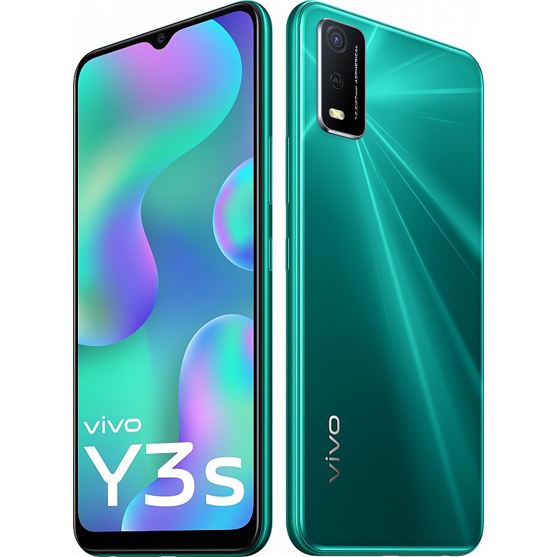 vivo Y3s (Mint Green 2 GB RAM 32 GB Storage (Refurbished)