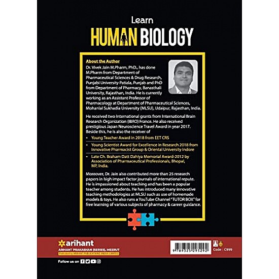 Learn Human Biology Through Crossword Puzzles Jumble Words and Spellation