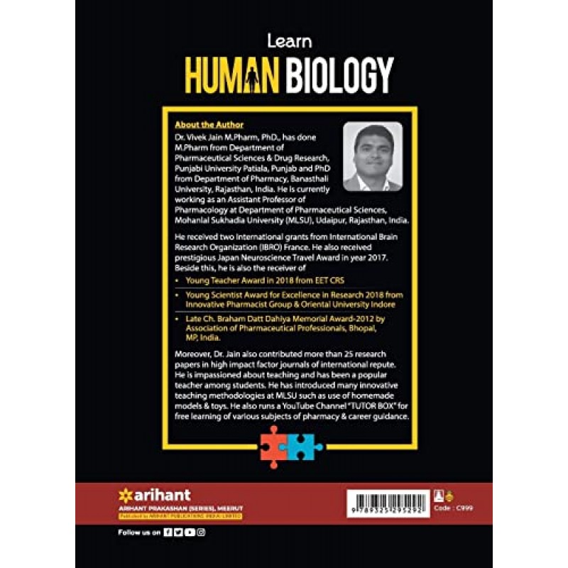 Learn Human Biology Through Crossword Puzzles Jumble Words and Spellation