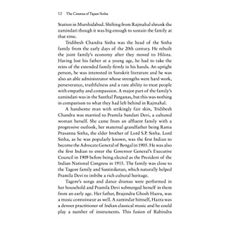 The Cinema of Tapan Sinha, An Introduction: The Authorised Biography