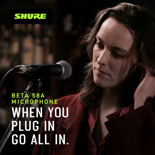 Shure BETA 58A Dynamic Vocal MicrophoneThe Beta 58A Shure BETA 58A Dynamic Vocal MicrophoneThe Beta 58A