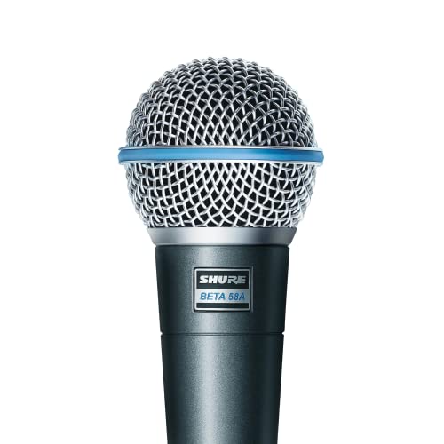 Shure BETA 58A Dynamic Vocal MicrophoneThe Beta 58A Shure BETA 58A Dynamic Vocal MicrophoneThe Beta 58A