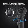 Kubra KB-1016 USB Fast charging, 90 min runtime, Adjustable 20 Length Setting, Ultra Sleek Beard Trimmer for Men (Black)