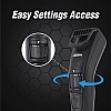 Kubra KB-1016 USB Fast charging, 90 min runtime, Adjustable 20 Length Setting, Ultra Sleek Beard Trimmer for Men (Black)