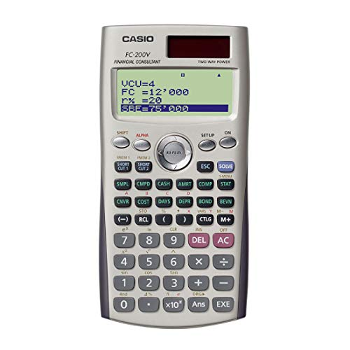 Casio FC-200V Financial Calculator Casio FC-200V Financial Calculator