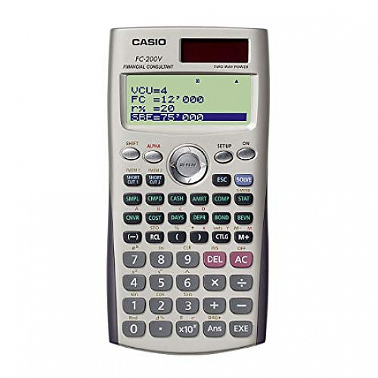 Casio FC-200V Financial Calculator