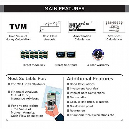 Casio FC-200V Financial Calculator