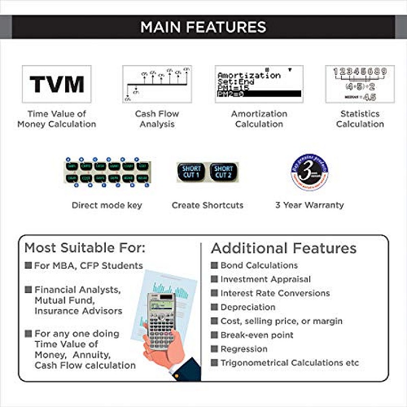 Casio FC-200V Financial Calculator