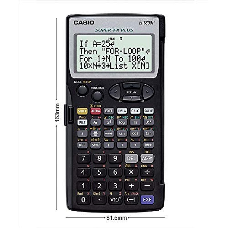 Casio FX-5800P Scientific Programmable Calculator