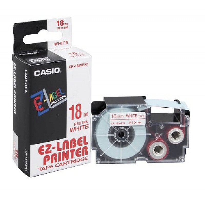 Casio XR-12X Label Printer Tape (Clear)