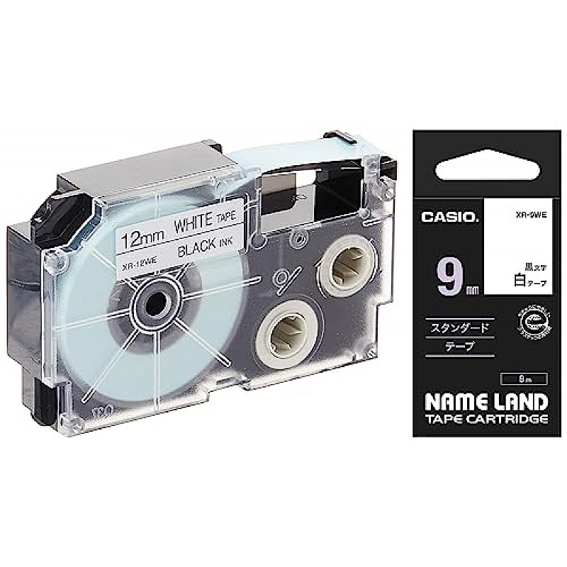 Casio XR-12X Label Printer Tape (Clear)