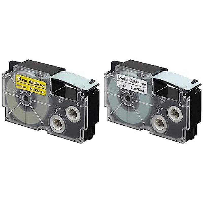 Casio XR-12X Label Printer Tape (Clear)