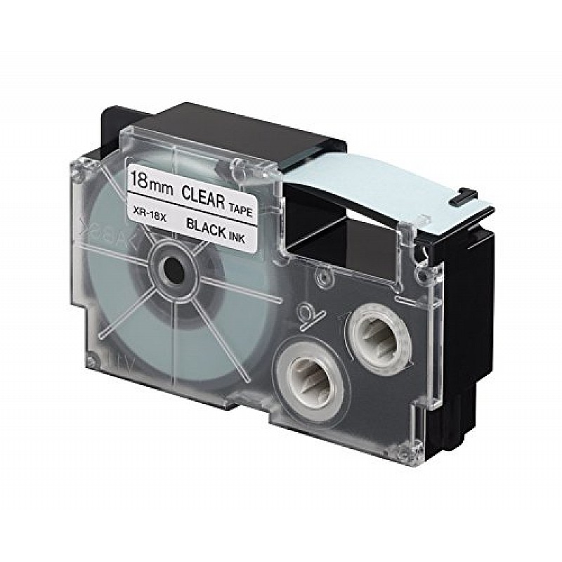 Casio XR-12X Label Printer Tape (Clear)