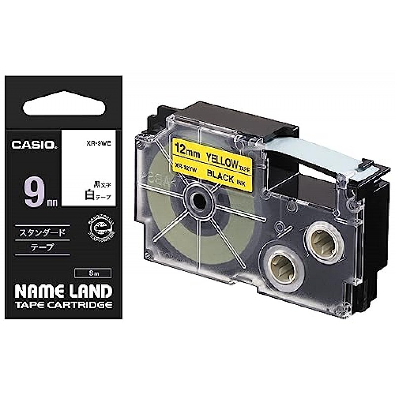 Casio XR-12X Label Printer Tape (Clear)