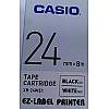 Casio XR-12X Label Printer Tape (Clear)