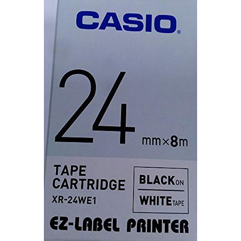 Casio XR-12X Label Printer Tape (Clear)