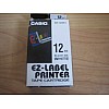 Casio XR-12X Label Printer Tape (Clear)