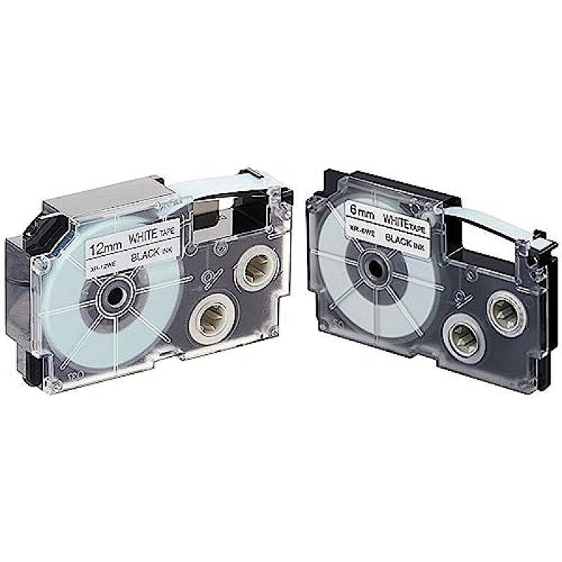 Casio XR-12X Label Printer Tape (Clear)