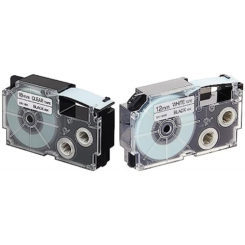 Casio XR-12X Label Printer Tape (Clear)