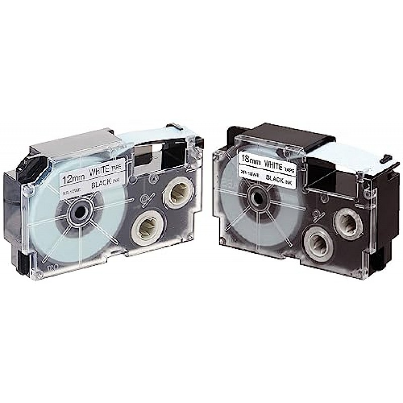 Casio XR-12X Label Printer Tape (Clear)